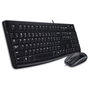 Logitech MK120 Combo de Teclado y Ratón USB Negro